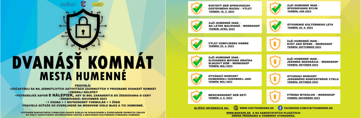 12 komnát mesta Humenné